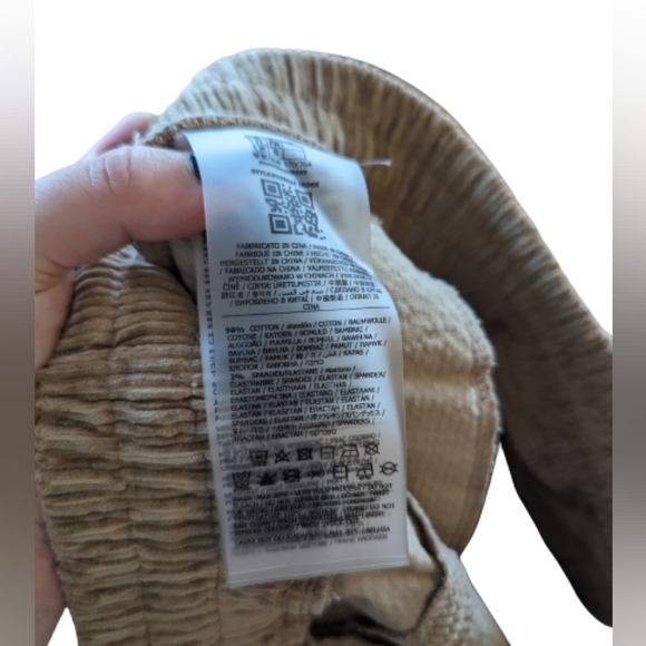 Beige Corduroy Slack Pants - Guess - Picture 6 of 6